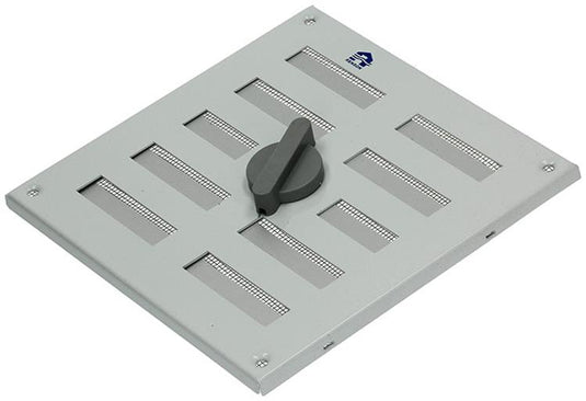 Renson 1006325 - regelbare rooster opb. 4037 alu ral 9010 155x155mm | 2 stuks