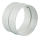 Renson 1006395 - pvc verbindingsstuk 7006 wit ø 100 | 4 stuks