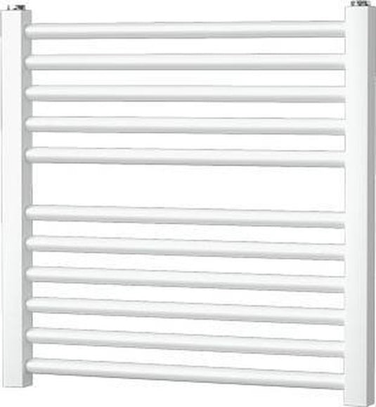 Plieger quadro designradiator - handdoekradiator - 48.5 cm x 50 cm - 204 watt - wit