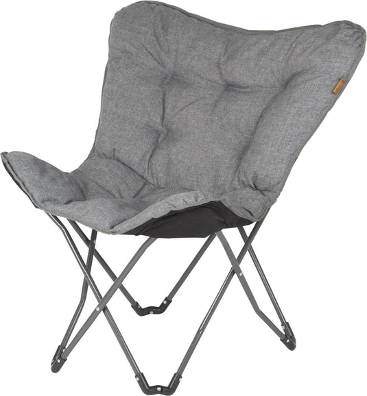 Bo-camp - urban outdoor - vlinderstoel - redbridge - m - oxford polyester - grijs