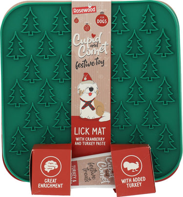 Rosewood cupid comet – likmat met kalkoen cranberrypasta – kerstboom vorm – mentale stimulatie traktatie – voor honden