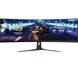 Gaming-monitor asus xg49vq zwart 49 inch