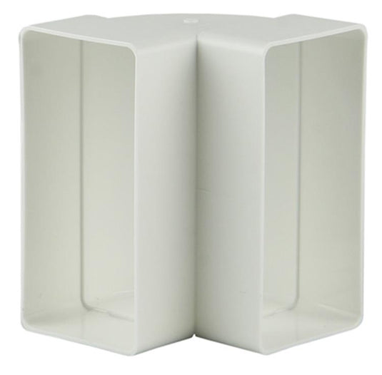 Renson 1006403 - pvc hoekverbinding vert.90° 7015 wit 110x55mm | 3 stuks