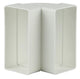 Renson 1006403 - pvc hoekverbinding vert.90° 7015 wit 110x55mm | 3 stuks