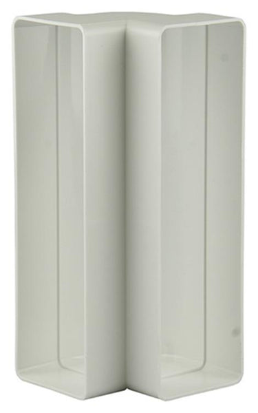 Renson 1006404 - pvc hoekverbinding vert.90° 7015 wit 204x60mm | 3 stuks