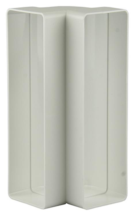 Afbeelding laden in galerijviewer, Renson 1006404 - pvc hoekverbinding vert.90° 7015 wit 204x60mm | 3 stuks
