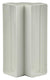 Renson 1006404 - pvc hoekverbinding vert.90° 7015 wit 204x60mm | 3 stuks