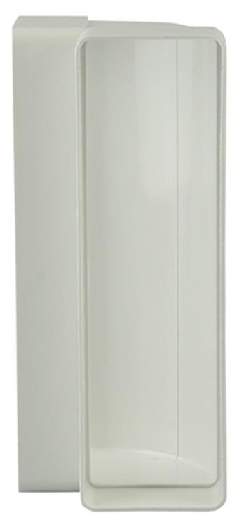 Renson 1006404 - pvc hoekverbinding vert.90° 7015 wit 204x60mm | 3 stuks