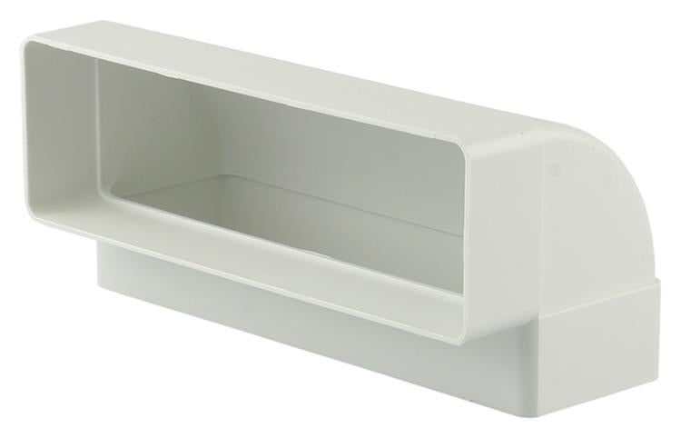 Afbeelding laden in galerijviewer, Renson 1006404 - pvc hoekverbinding vert.90° 7015 wit 204x60mm | 3 stuks
