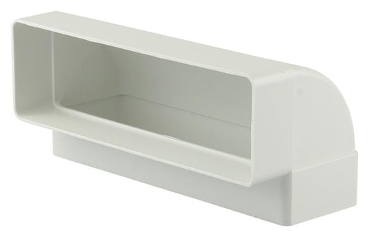 Renson 1006404 - pvc hoekverbinding vert.90° 7015 wit 204x60mm | 3 stuks
