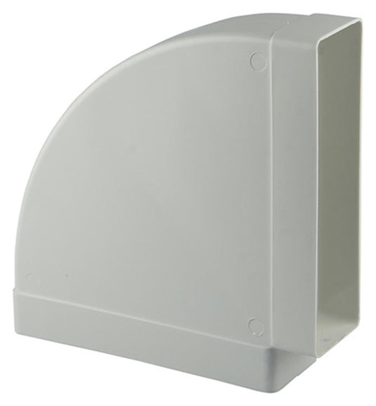 Renson 1006406 - pvc hoekverbinding hor.90° 7016 wit 204x60mm | 3 stuks
