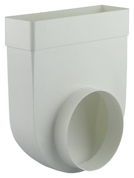 Afbeelding laden in galerijviewer, Renson 1006408 - pvc hoekverbinding rechth rond90° 7017 wit ø 125 | 3 stuks
