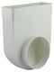 Renson 1006408 - pvc hoekverbinding rechth rond90° 7017 wit ø 125 | 3 stuks