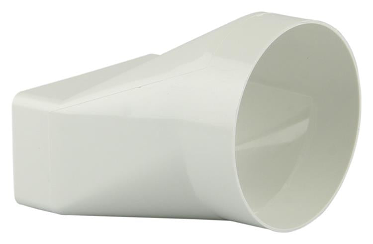 Afbeelding laden in galerijviewer, Renson 1006410 - pvc verbindingsstuk rond rechth. 7021 wit ø 100 | 2 stuks
