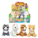 Toi-toys pluche kat -kitten- 15cm 4ass