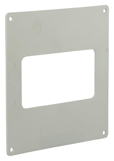 Renson 1006429 - set 2 st.pvc afdekplaten 7032 wit 110x55mm | 5 stuks