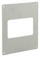 Renson 1006429 - set 2 st.pvc afdekplaten 7032 wit 110x55mm | 5 stuks
