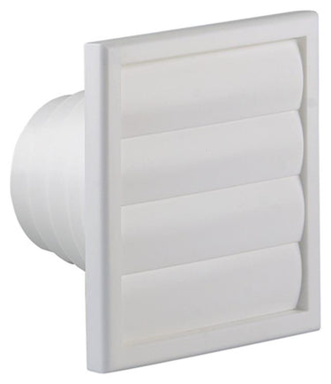 Renson 1006385 - dampkaprooster 4 klep 742 dia pvc ral 9010 ø100-130 | 2 stuks
