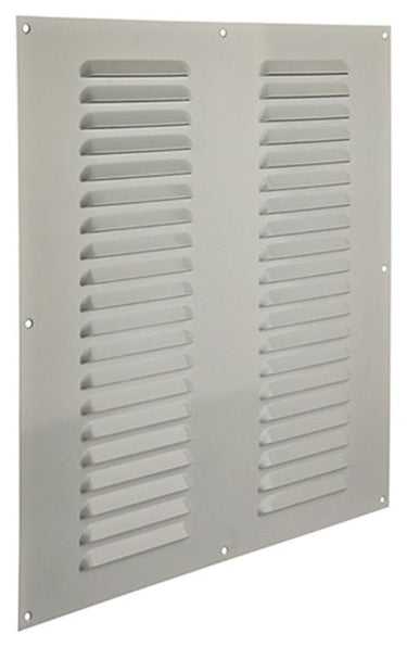 Renson 1006319 - schoepenrooster vlak alu ral 9010 400x400mm | 5 stuks