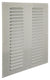 Renson 1006319 - schoepenrooster vlak alu ral 9010 400x400mm | 5 stuks