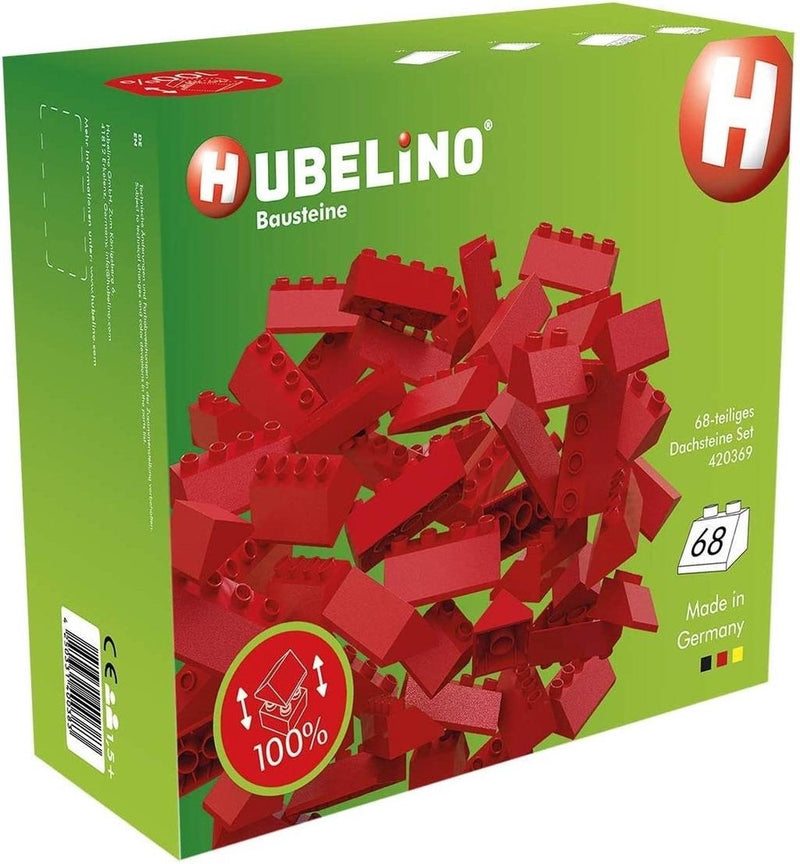 Afbeelding laden in galerijviewer, Hubelino dakpannenset bouwblokjes - 68dlg.
