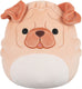 Squishmallows - morton - brown shar pei - 19cm pluche
