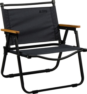 Abbey camp campingstoel opvouwbaar - laag - 54 x 54 x 60 cm - grijs