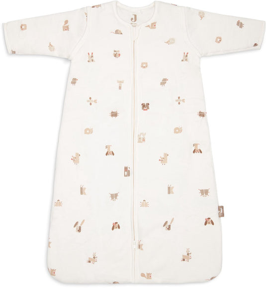 Jollein slaapzak baby met afristbare mouw 90cm - animal friends