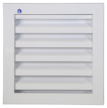Renson 1006610 - inbouw muurrooster 411 ral 9010 200x200mm | 2 stuks