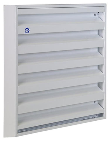 Renson 1014554 - opbouw muurrooster alu wit 431 225x225mm | 2 stuks