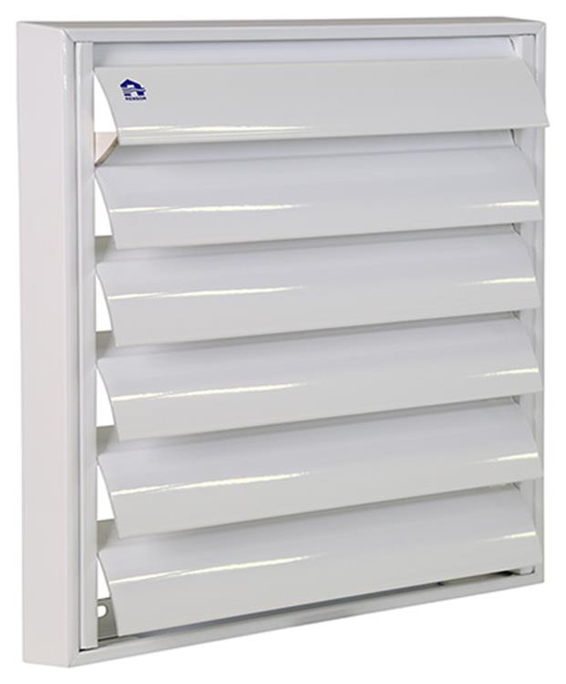 Afbeelding laden in galerijviewer, Renson 1006640 - rooster 433 ral 9010 246x246mm | 2 stuks
