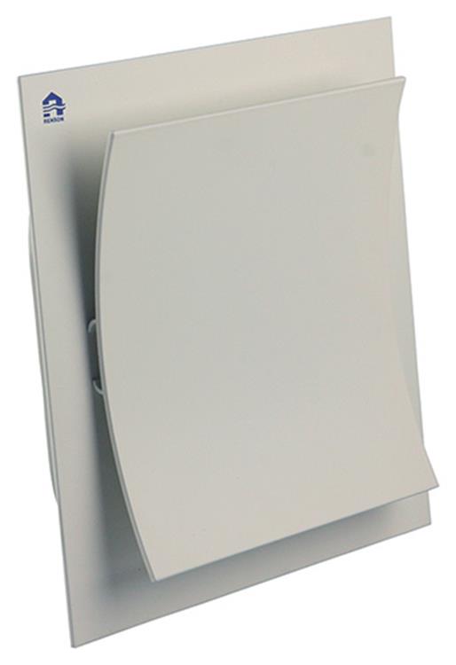 Afbeelding laden in galerijviewer, Renson 1006328 - design afzuigrooster inbouw xd2 mat 9010 rens. 188x188mm | 2 stuks
