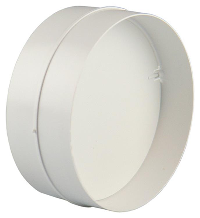 Afbeelding laden in galerijviewer, Renson 1008569 - pvc verbindingsstuk + terugslag klep 7007 ø. 150mm - wit | 2 stuks
