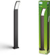 Philips led splay post anthracite 12w 27k hv