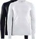 Craft - core 2-pack baselayer - thermoshirt - zwart wit - heren - m