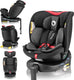 Lionelo navy i-size 360° draaibare autostoel - isofix - 40-150 cm - rwf fwf - achterwaarts tot 105 cm - verstelbare rugleuning - dri-seat - r129 i-size