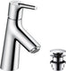 Hansgrohe talis s - wastafelmengkraan - ééngreeps bediening - met afvoerplug - 80mm maat - chroom