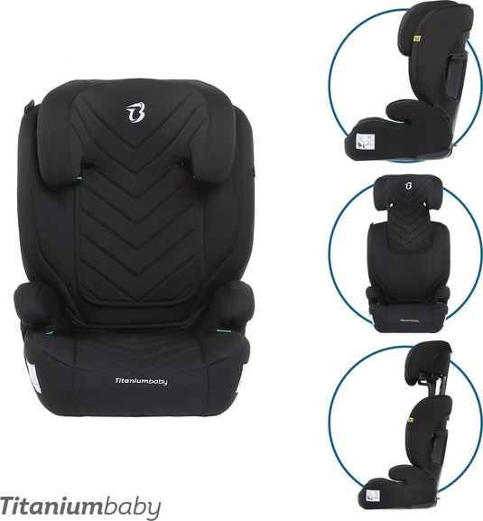 Titanium baby titaniumbaby autostoel vidar i-size (r129) - zwart