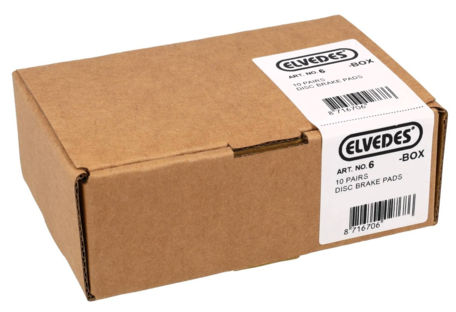 Load image into Gallery viewer, Elvedes schijfremblokset - shimano - carbon metallic compound (semi metal pads) - 10 paar
