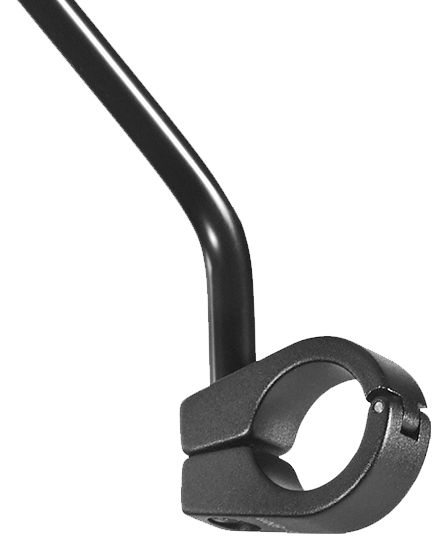 Ergotec Spiegel links M-77L Lang zwart