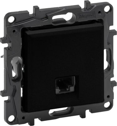 Merkloos sans marque rj45 computercontactdoos legrand niloe step zwart