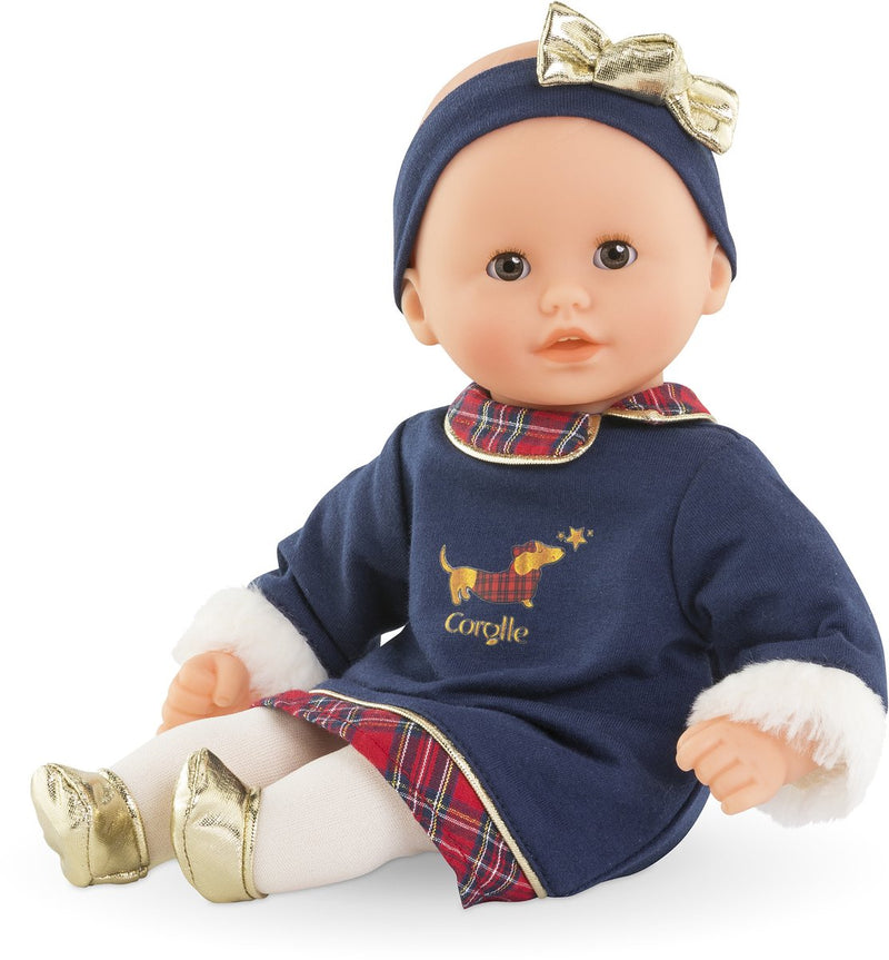 Afbeelding laden in galerijviewer, Corolle babypop calin margaux holidays zachte pop 30cm blauw vanillegeur.
