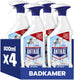Antikal classic badkamer anti-kalkaanslag spray - 4 x 800ml