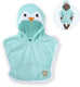 Corolle badcape voor babypop - pinguin, 30cm