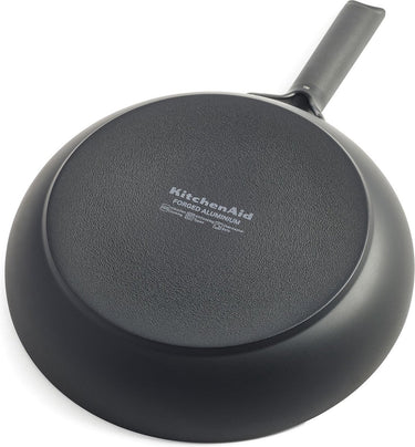 Kitchenaid classic forged aluminium koekenpan ø24cm - zwart - inductie - anti-aanbak