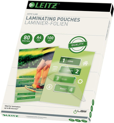 Leitz - lamineerhoezen - a4 - 80 micron - 100 stuks
