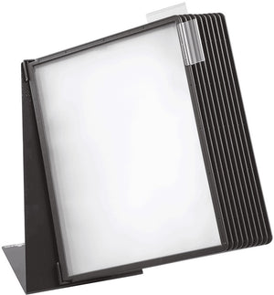 Durable - bureaustandaard vario met 10 tassen | ft a4 | zwart