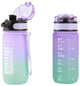 Itotal idrink tritan bottle 500 ml purple and aquamarine drinkfles paars en aquamarine 7×7×19.5cm