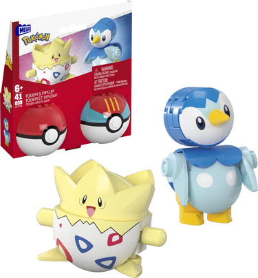 Mattel mega construx pokémon bouwset - piplup en togepi