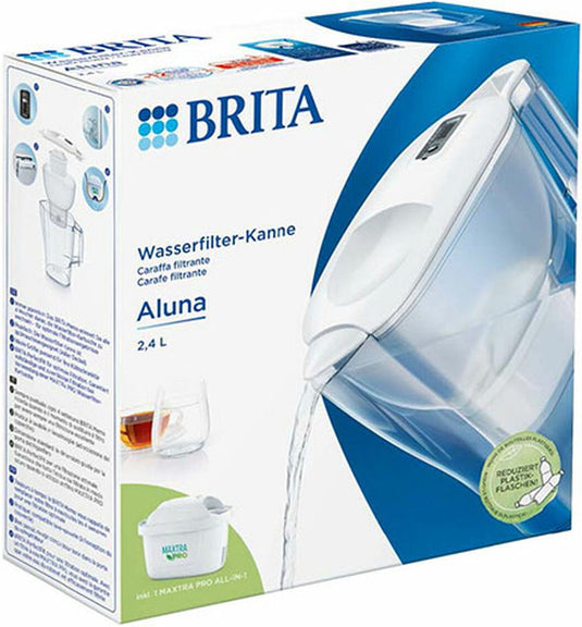 Brita aluna 124595 waterbesparende filterset 2.5 l wit